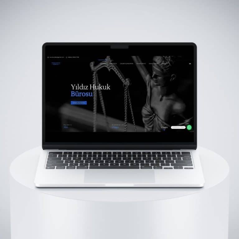 Yıldız Hukuk Bürosu Web Sitesi Tasarımı