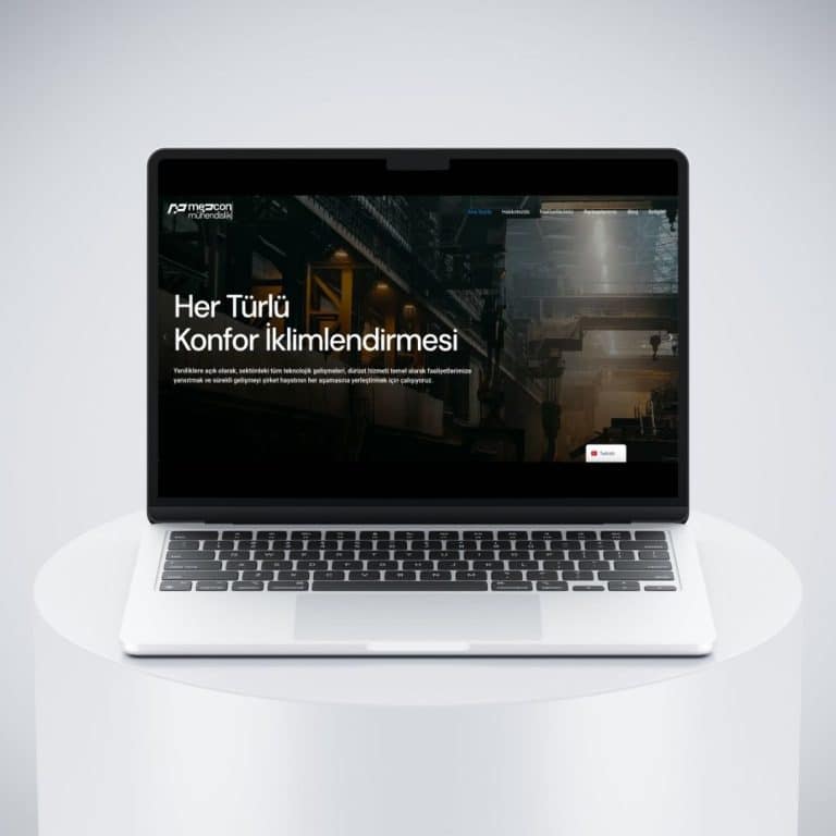 Mepcon Mühendislik Web Sitesi Tasarımı