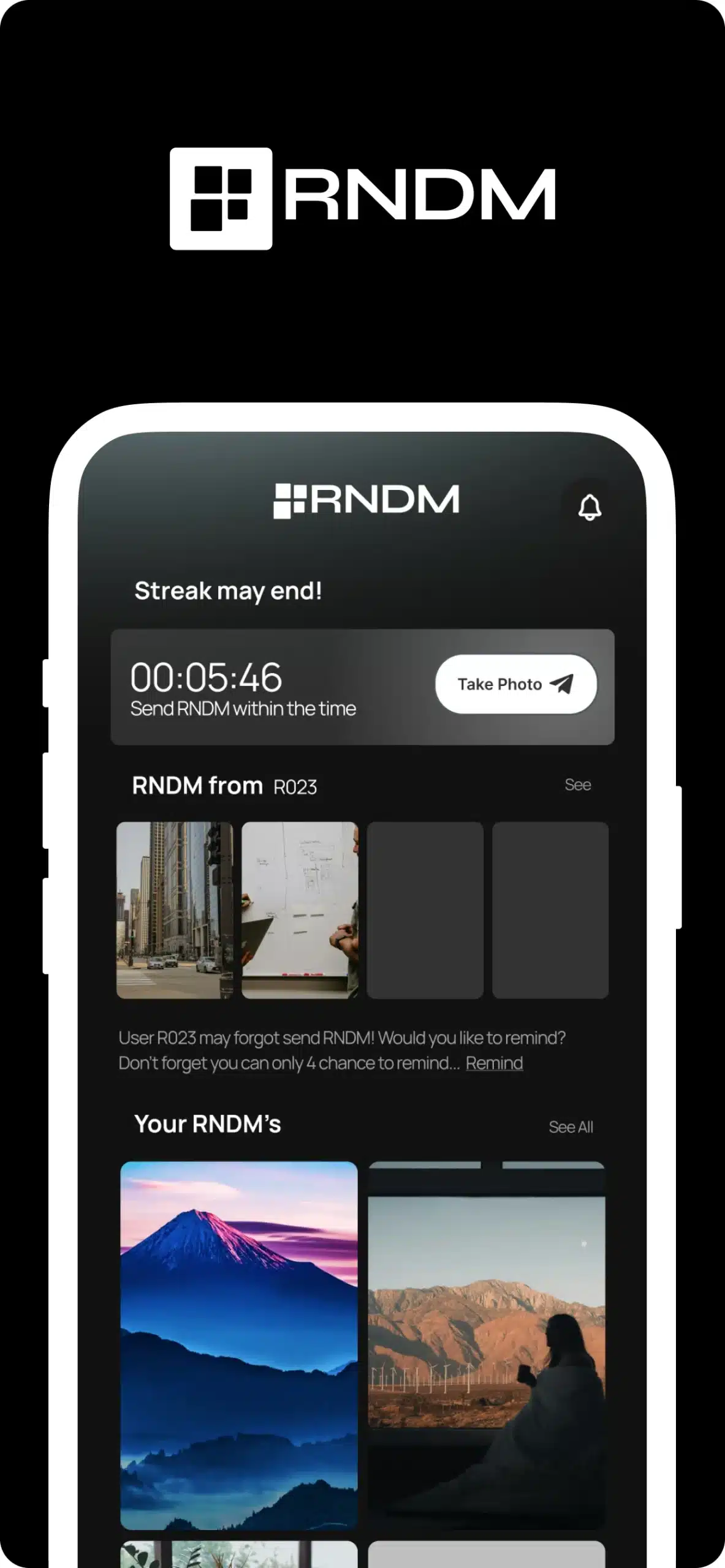 RNDM Lives Mobil Uygulama